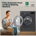 Washing Machine: LG 7 Kg 5 Star Inverter Touch panel Fully-Automatic Front Load Washing Machine with In-Built Heater (FHM1207SDM, Middle Black, Steam for Hygiene Wash)